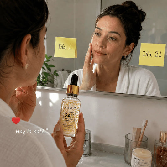 Sérum Facial Coreano AFCARE 4 en 1 con Niacinamida Orgánica y Oro de 24K – 30 ml