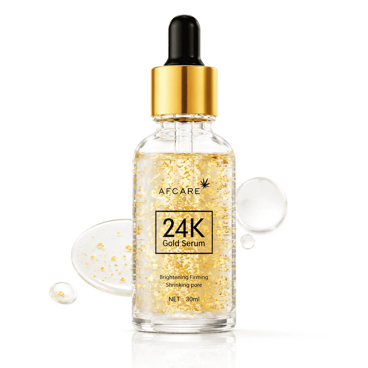Sérum Facial Coreano AFCARE 4 en 1 con Niacinamida Orgánica y Oro de 24K – 30 ml